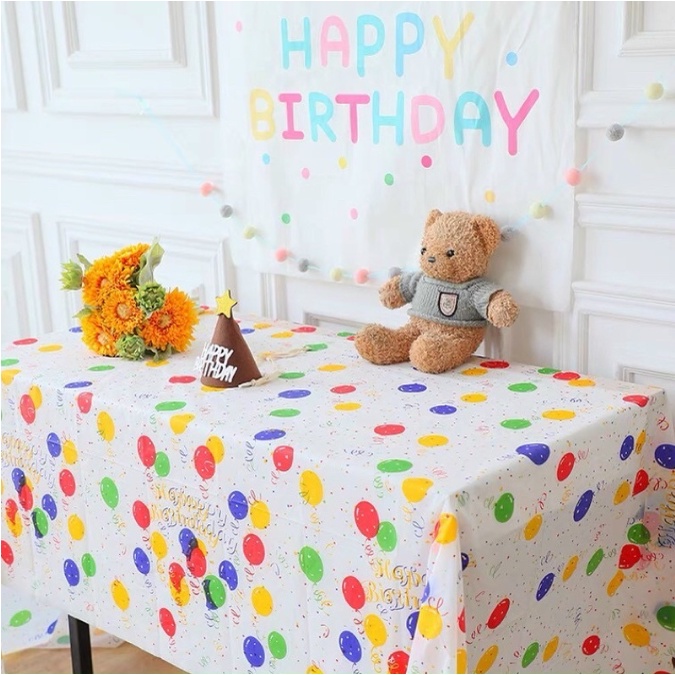 KHĂN TRẢI BÀN NYLON CHẤM BI- VƯƠNG MIỆN