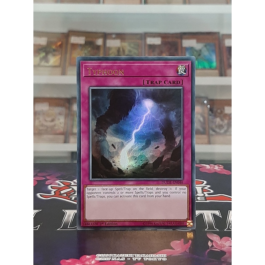 Thẻ Bài YugiOh! Mã DUDE-EN046 - Typhoon - Ultra Rare - 1st Edition