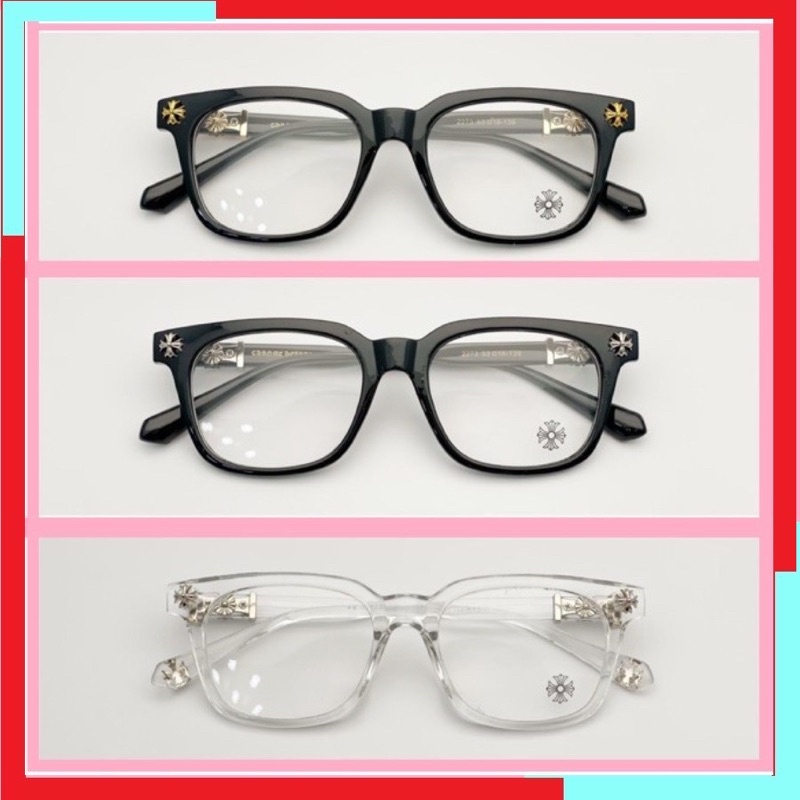 Gọng Kính Cận Thời Trang Chrome Heart Cox Ucker Dáng Unisex. Gọng Cận Thời Trang Nam Nữ Công Sở - Phong Cách Hàn Quốc