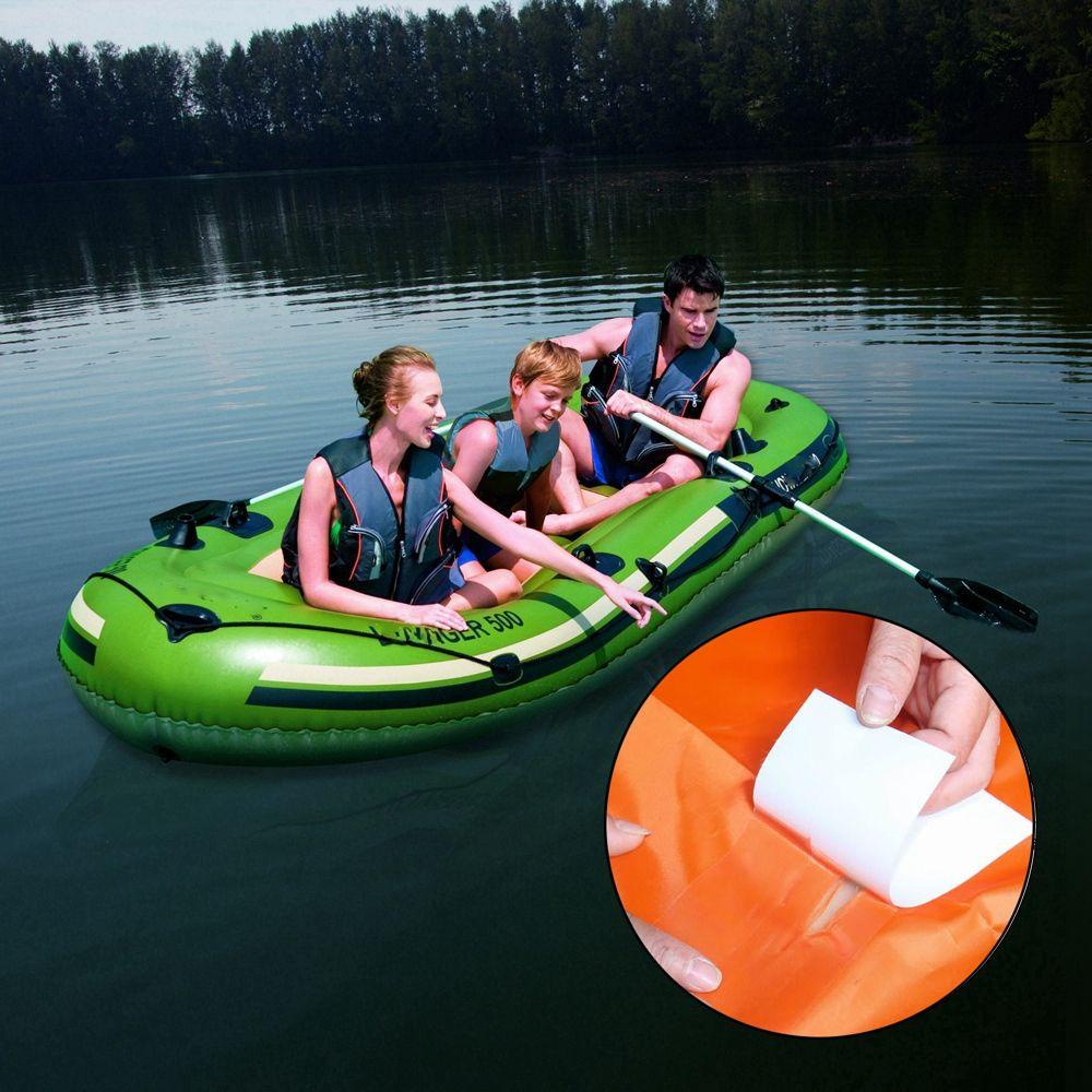 LET 1 Cuộn Miếng Vá Thuyền Kayak Bơm Hơi PVC 50 * 1000mm