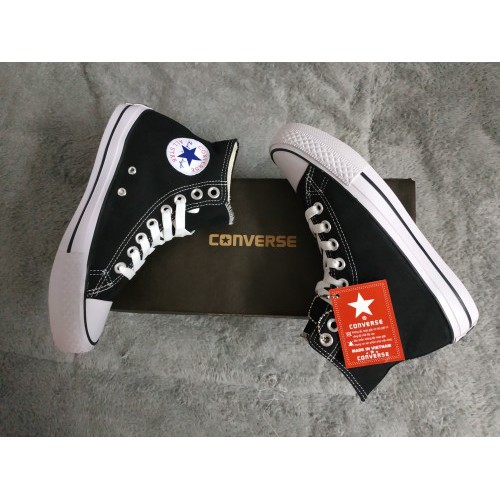 Giày thể thao classic all star đen cổ cao nam nữ, giày thể thao nam nữ đủ size 36-43 | BigBuy360 - bigbuy360.vn