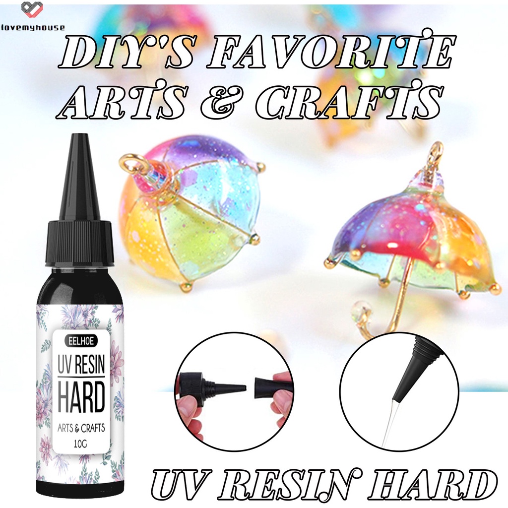 (Đang Bán Chạy) Bộ Sản Phẩm Keo Dán Nhựa Resin Epoxy UV Cứng