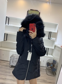 Áo Parka mũ lông