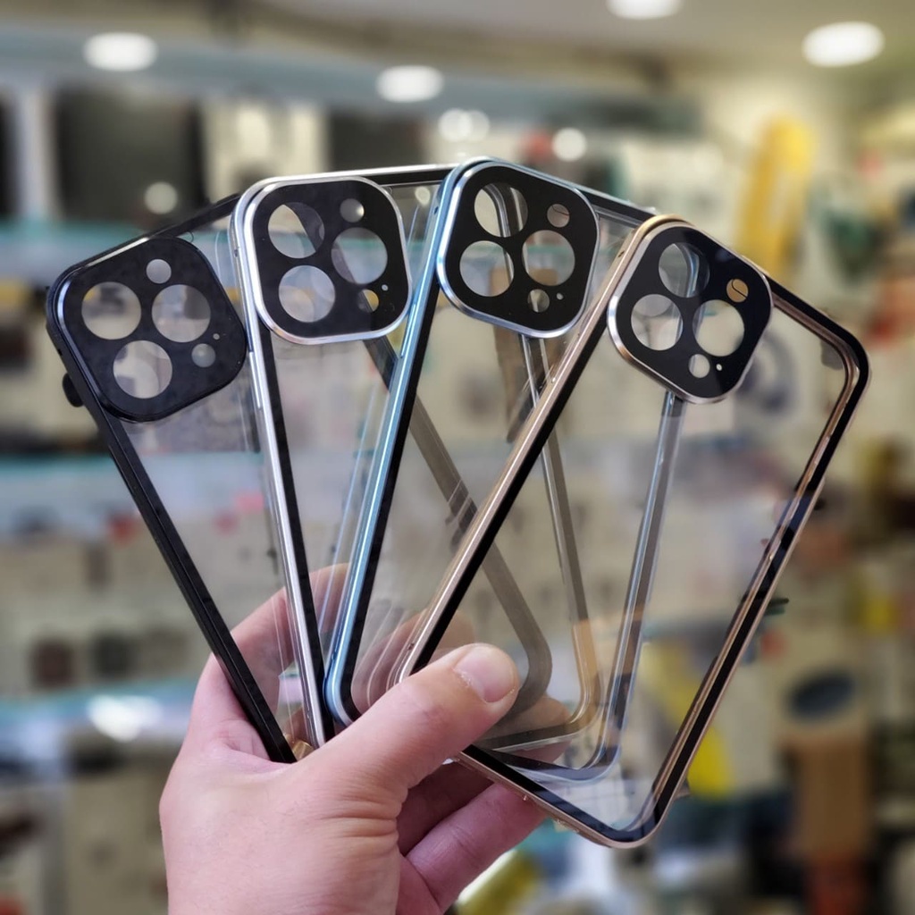 Ốp lưng hít nam châm cường lực 2 mặt cho iPhone 13,13 Pro,13 Pro max,12,11 pro max,X/xs