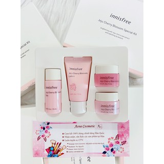(Ảnh thật) Set dưỡng trắng da mini Innisfree Cherry Blossom