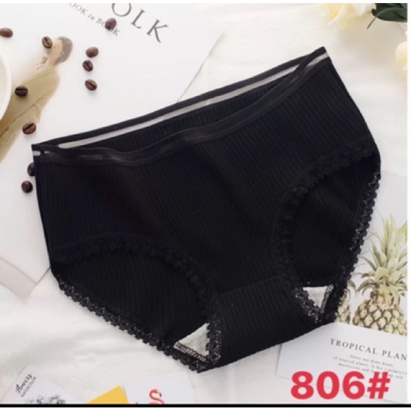 Set 10 quần lót cotton tăm tre kháng khuẩn