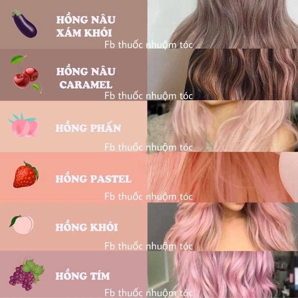 Màu Nhuộm Tone Hồng Avatyl Kèm Oxy Và Gang Tay