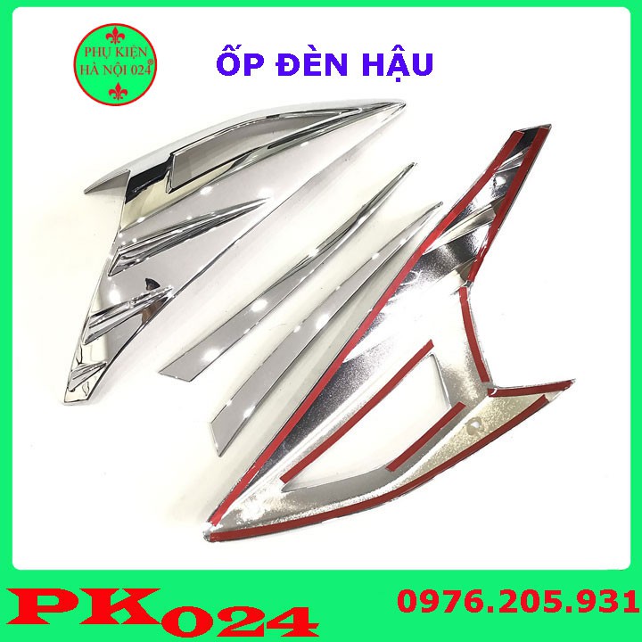 [Elantra 2019-2020] Ốp Viền Đèn Pha, Hậu Mạ Crom Cho Xe - Elantra 2019-2020