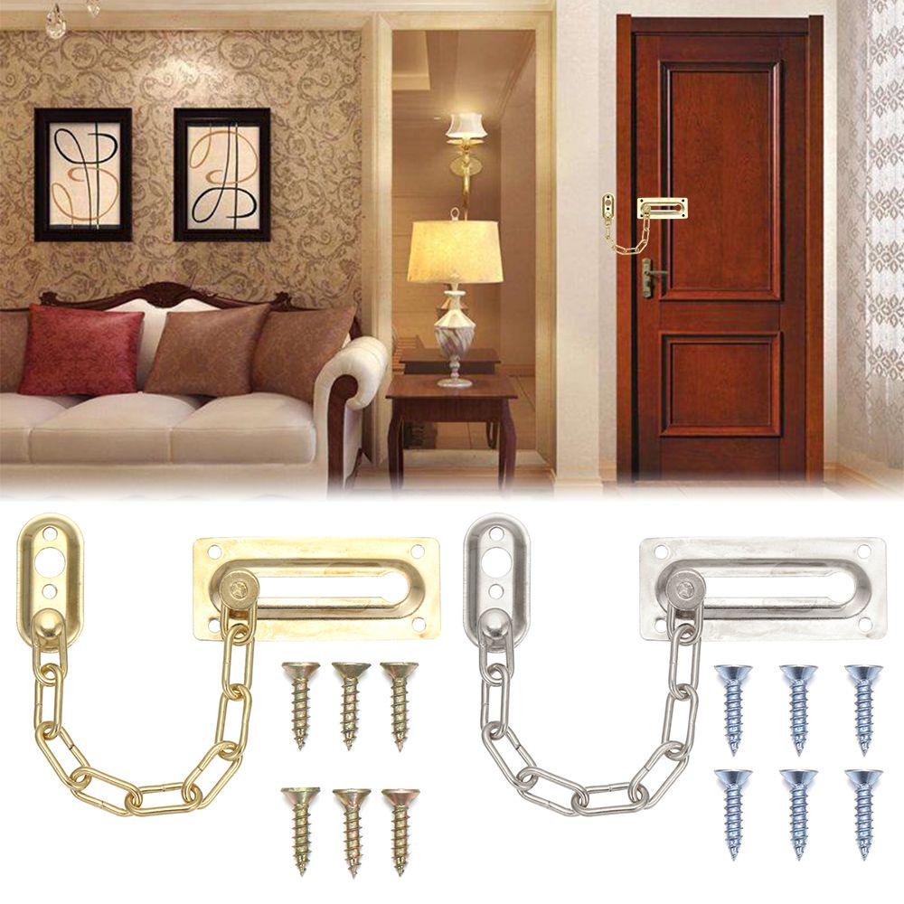 LEISURE Khóa Cửa Kim Loại Bảo Vệ An Toàn Tiện Dụng