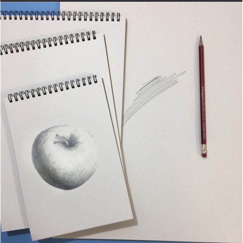 Sổ ký hoạ, sổ vẽ màu nước, sketchbook A6 gáy xoắn