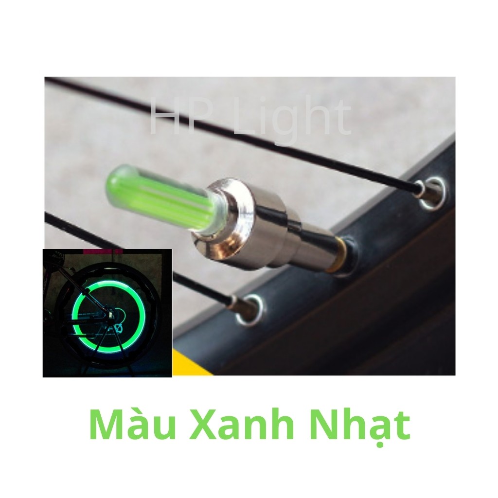 [Mã LIFEAUMAY giảm 10% tối đa 30k đơn 150k] Đèn Led Chân Van Xe Đạp Xe Máy Phát Sáng Khi Di Chuyển Siêu Đẹp