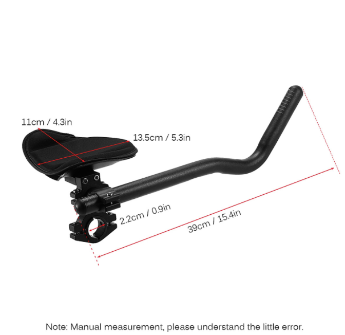 Tay vịn nghỉ ngơi Xe đạp ba môn phối hợp MTB Aerobar