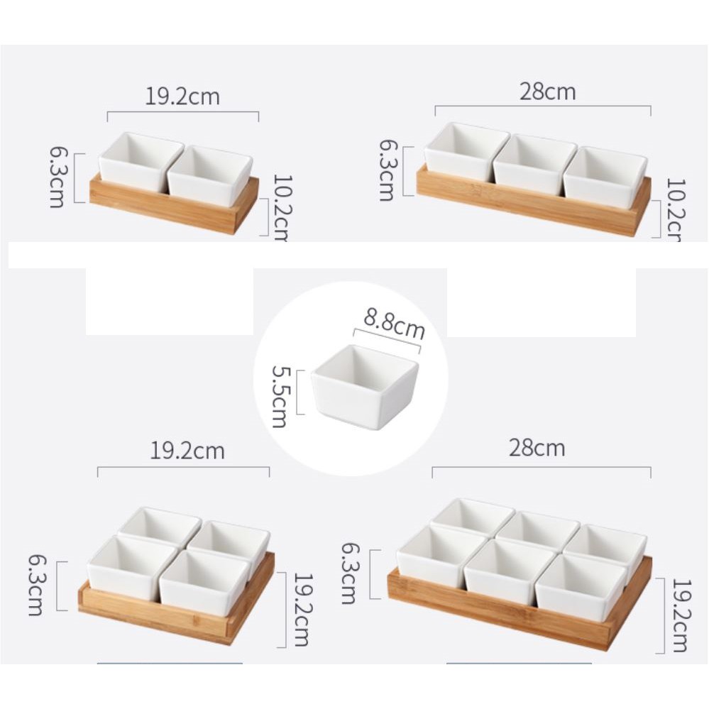 Khay bánh kẹo, mứt tết, gốm sứ CERAMIC phong cách NHẬT BẢN