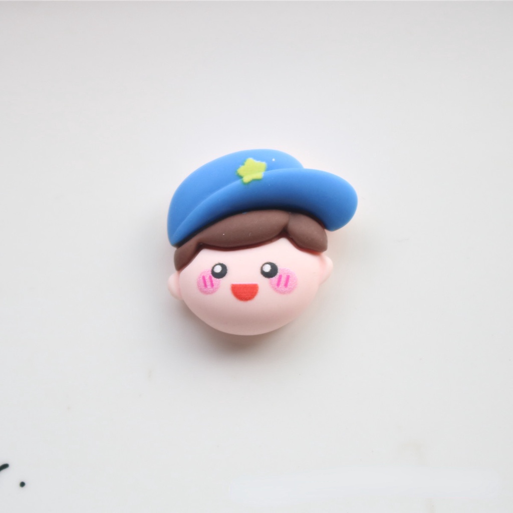 Set 10 Phụ Kiện Trang Trí Giá Đỡ Điện Thoại Hình Cô Gái Hoạt Hình Xinh Xắn