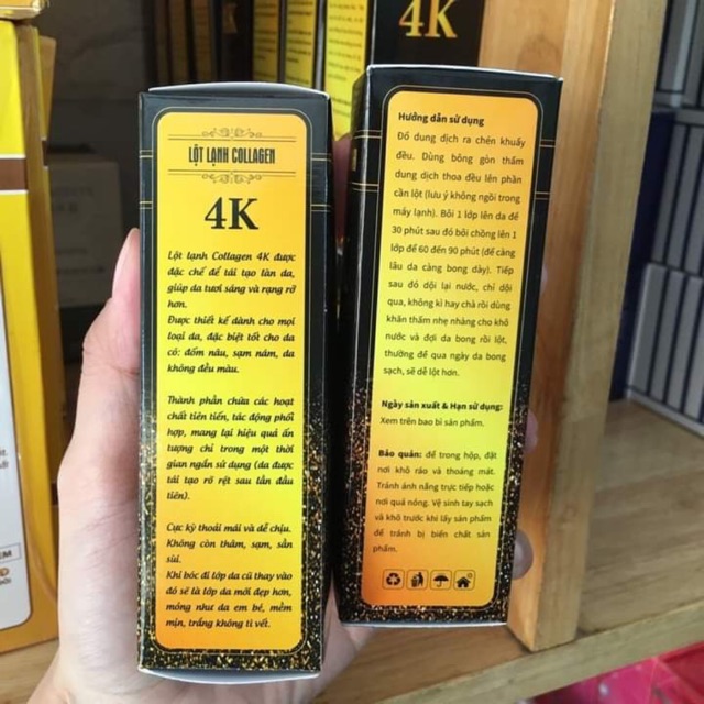 NƯỚC LỘT DA COLLAGEN 4K CAO CẤP(lột lạnh)