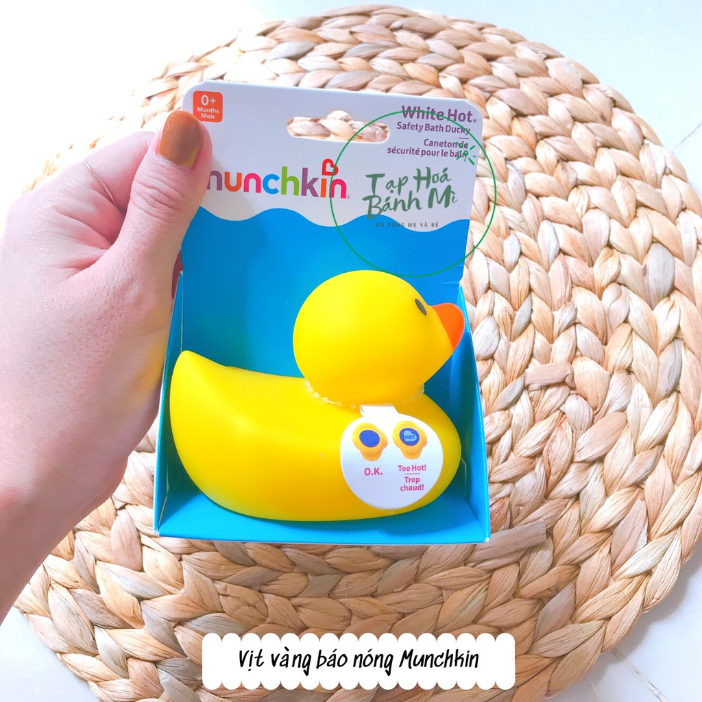 Đồ chơi nhà tắm Vịt vàng báo nóng Munchkin