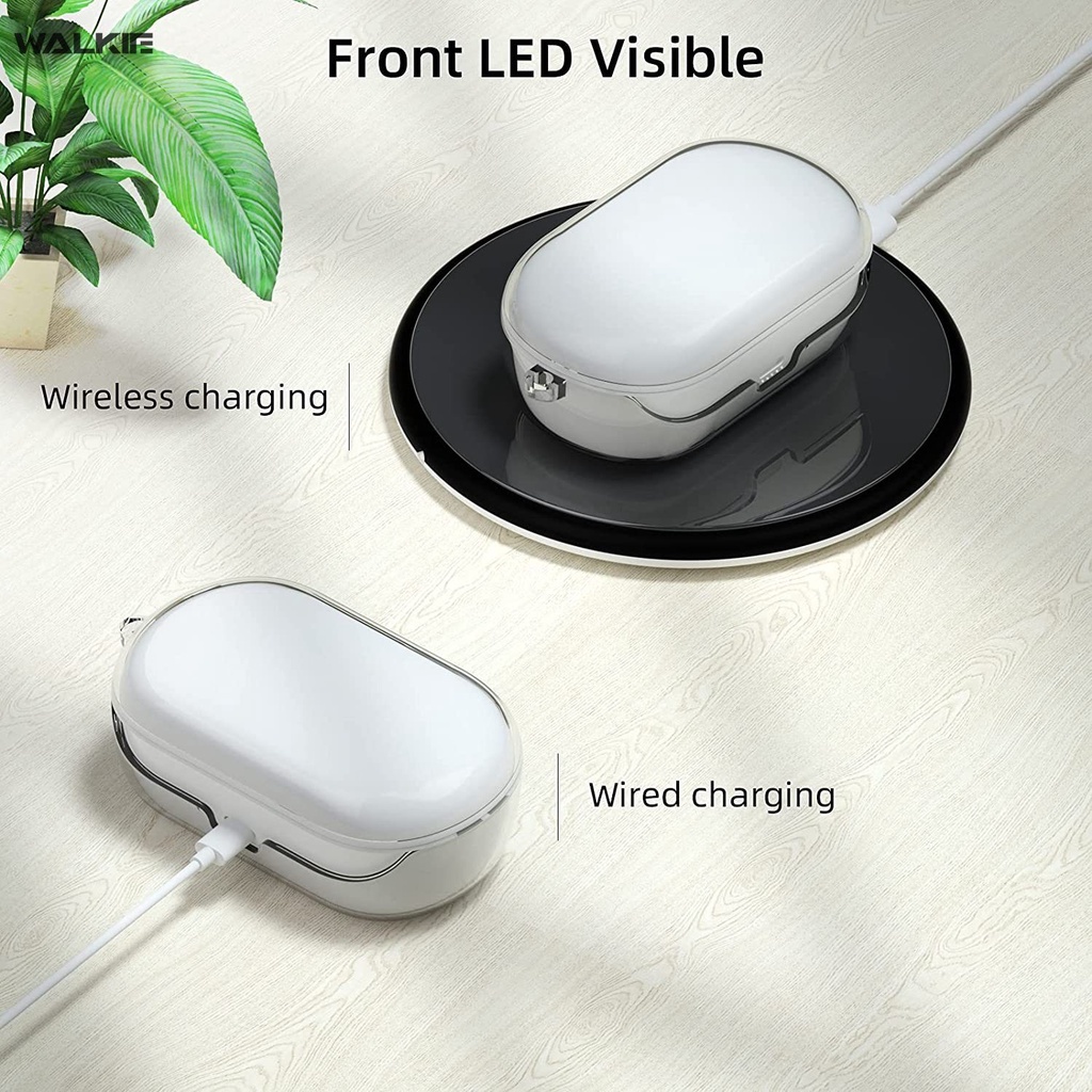 Vỏ bảo vệ hộp sạc tai nghe Bose QuietComfort bằng TPU mềm trong suốt có móc khóa chất lượng cao