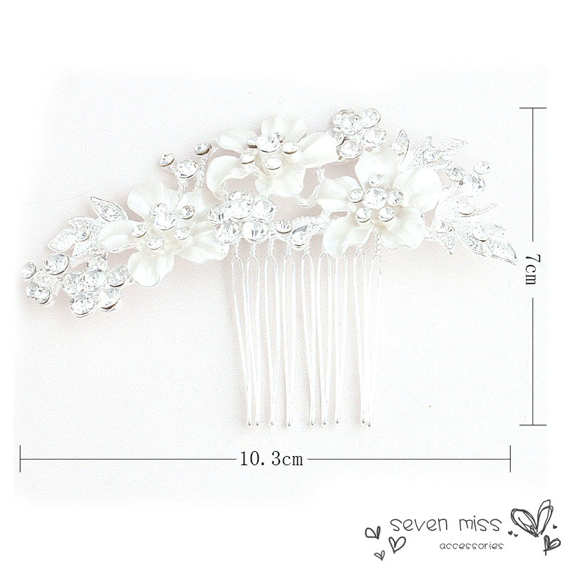 Trâm cài tóc cô dâu đính đá sang trọng