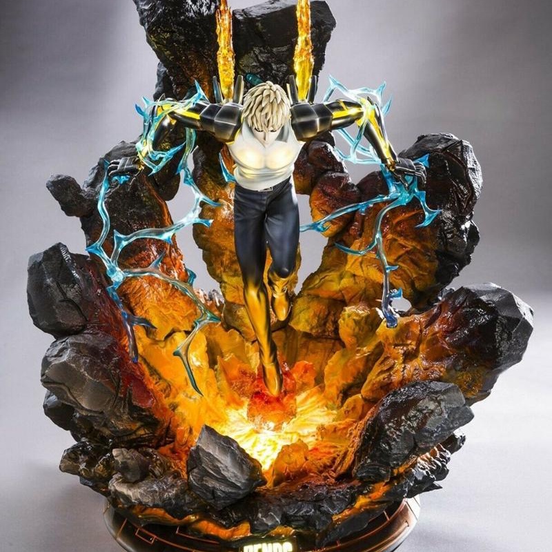 Mô Hình Genos One Punch Man Bằng Chất Liệu Nhựa Resin - Cao 22 cm