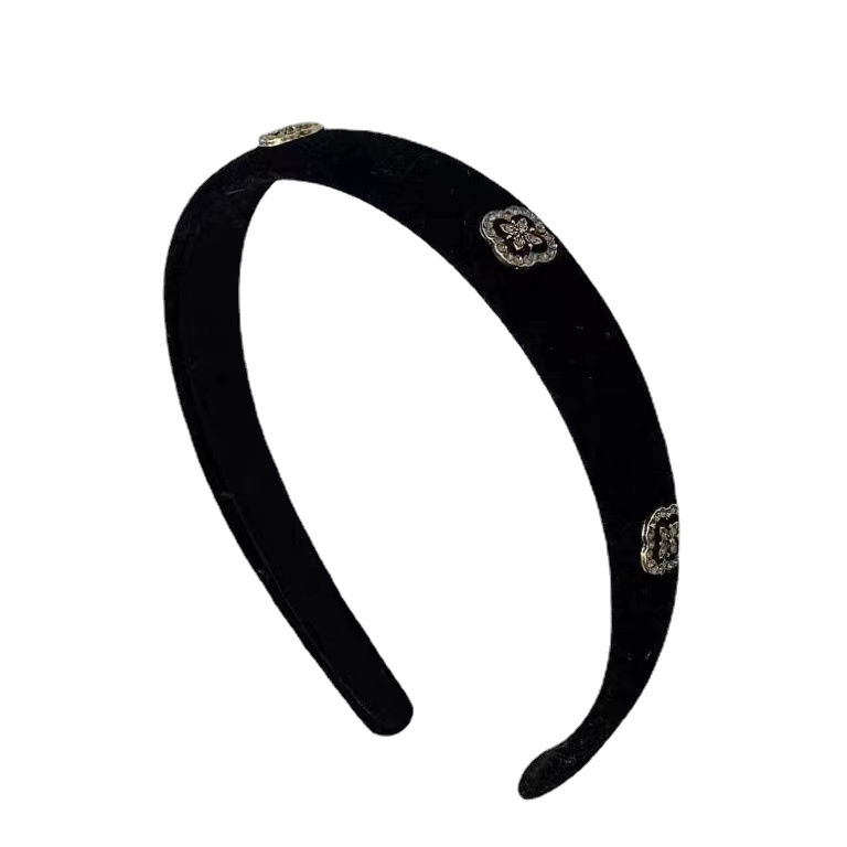 Băng Đô Cài Tóc Đính Đá Lấp Lánh Màu Sắc Đơn Giản Phong Cách Hàn Quốc Cho Nữ