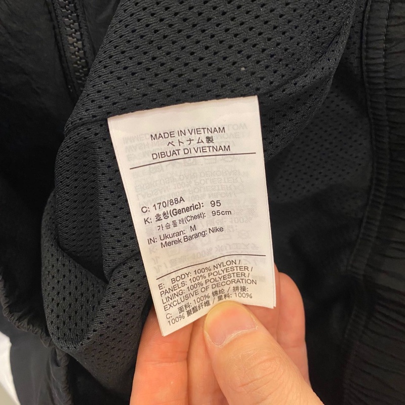 Áo Khoác Thể Thao Nike 100% Chính Hãng SWOOSH Chống Thấm Nước Thêu Logo AR3133