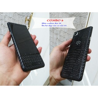 [ Hot_Sale ] Combo dán da + skin BlackBerry Keyone 8 - D21 - S12