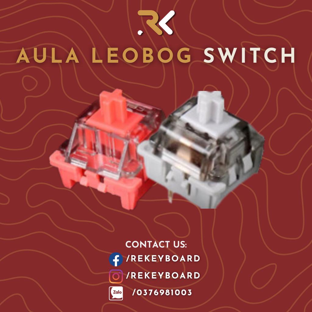 Aula Leobog Switch | Công tắc bàn phím cơ Leobog | Ash Wood | Wolf Berry Shaft Switch