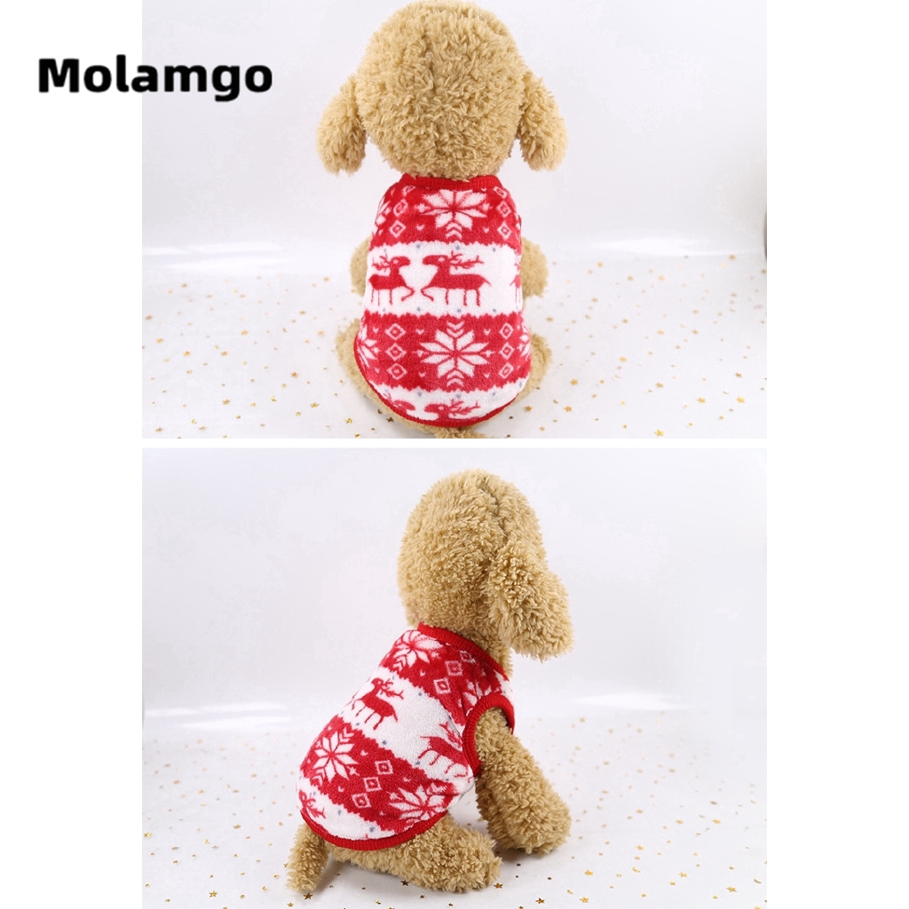 MOLAMGO  Áo Nhung Giữ Ấm Cho Thú Cưng