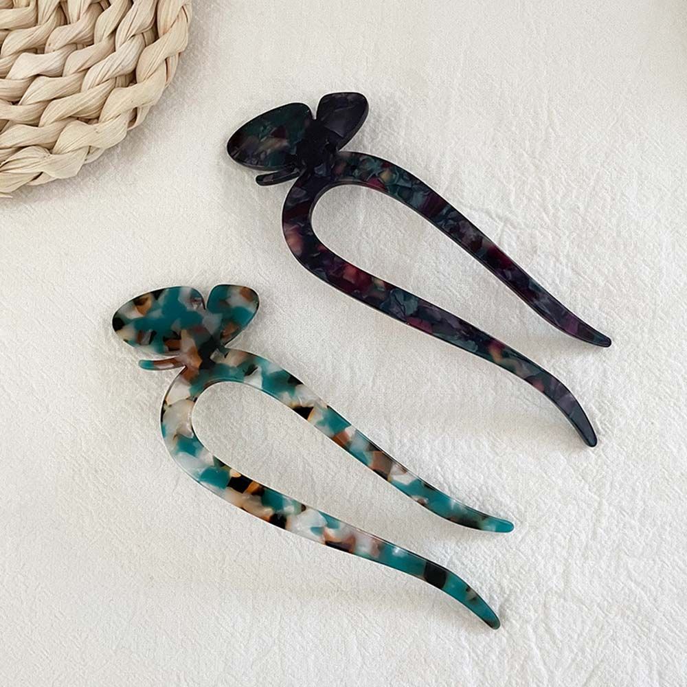 Trâm cài tóc hình bướm bằng resin phong cách Hàn Quốc cổ điển thời trang BACK2LIFE