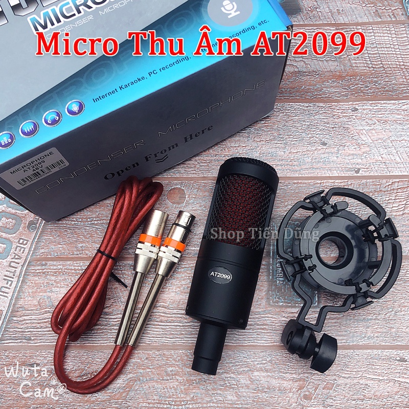 Mic Thu Âm AT2099 Dòng Mic Chạy Nguồn 48V phù hợp cho Mixer F4, F4 Pro, F7, M4, Icon Upod Pro là các dòng sound card.