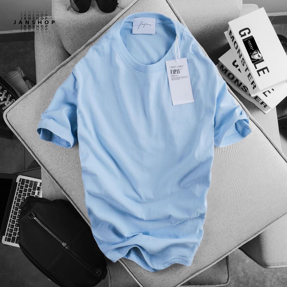 COMBO 5 ÁO THUN UNISEX BASIC KHÔNG IN HÌNH TRƠN MÀU CỰC ĐẸP