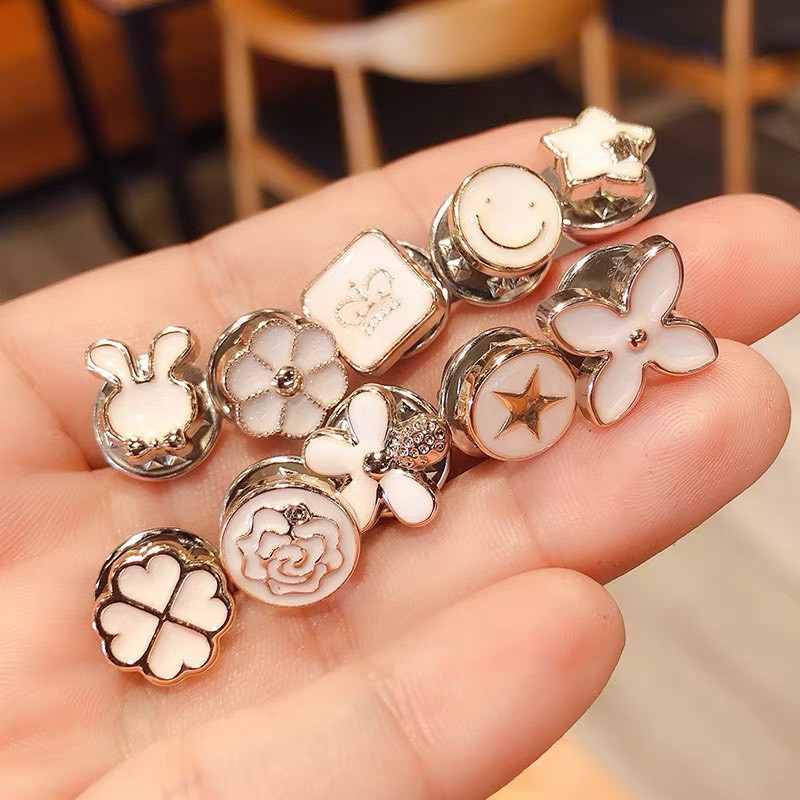 Combo 10 nút cài áo mini siêu hot_Set 10 ghim cài áo mini 2022