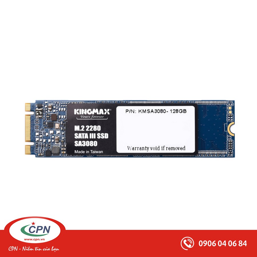 Ổ cứng thể rắn SSD Kingmax M.2 2280 128GB SA3080-128GB | WebRaoVat - webraovat.net.vn