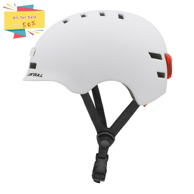 🔥Hàng xịn🔥 Riding Helmet Commuter Exercise Bicycle Electric Scooter Balance Bike Riding Helmet With Front And Rear Lights