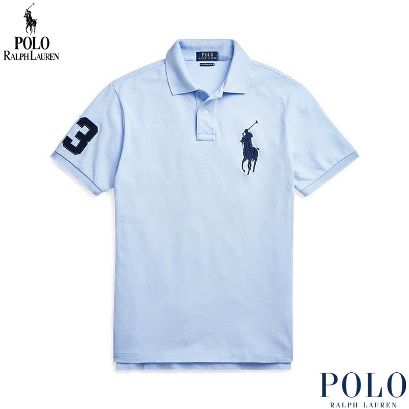 Áo Thun Polo Lưới Tay Ngắn Chính Hãng Ralph Lauren Cho Nam