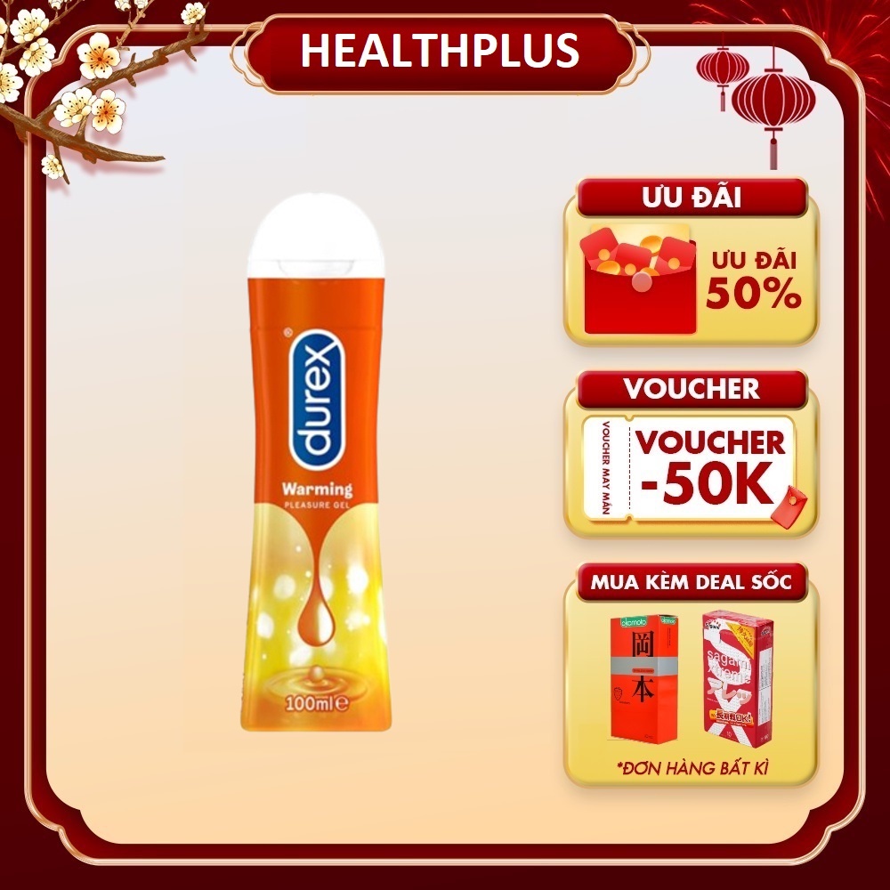 Gel bôi trơn tăng độ ẩm cao cấp Durex Play Warming - Dung tích 100ml