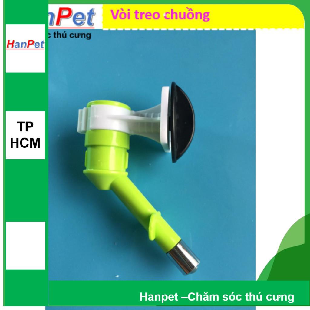 HCM- Vòi treo chuồng chó mèo (2 loại kìm bình và không kèm Bình) Vòi tự động cấp nước cho thú cưng (đai to)