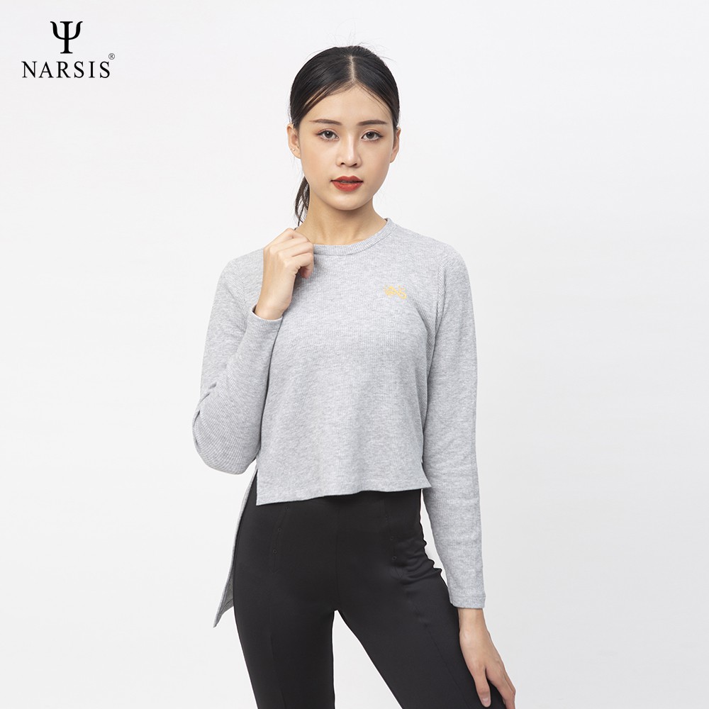 Áo len kiểu nữ Narsis L0033 màu ghi nhạt