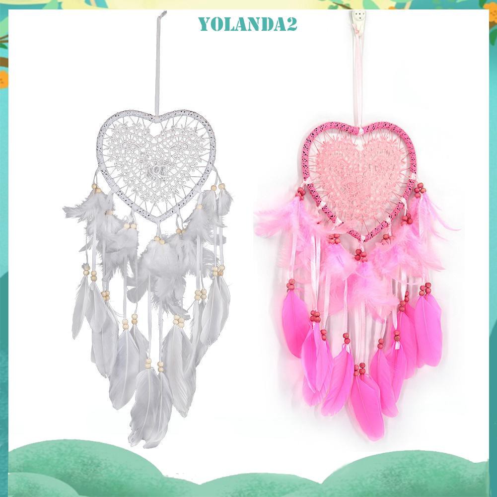 Vòng Bắt Giấc Mơ Có Đèn Led Hình Trái Tim