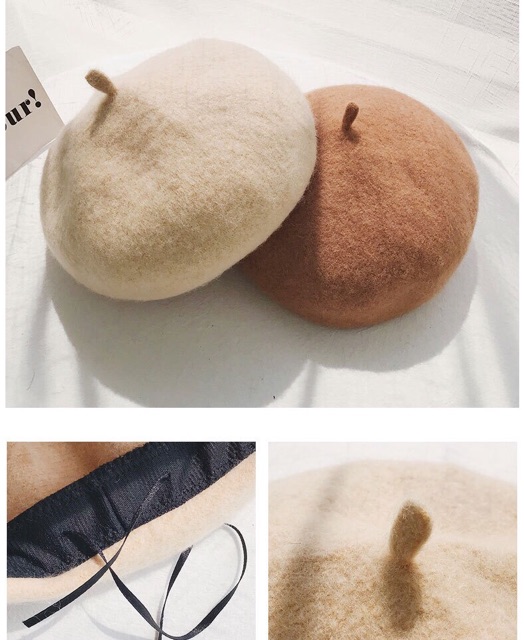 [Mẫu lẻ-giảm giá] Mũ Beret Mũ nồi len thời trang thu đông cho nữ phong cách trẻ trung xinh xắn cho nữ