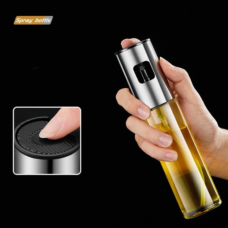 Bình xịt dầu ăn HUOHOU bằng chất liệu thép không gỉ tiện lợi dành cho nhà bếp