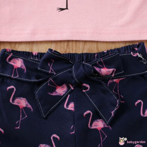 Set Áo Thun 3d Tay Ngắn &amp; Quần Short Cho Bé Gái