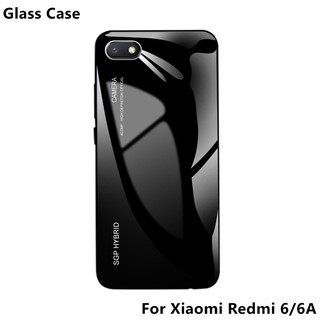 Ốp lưng màu trơn phong cách đơn giản cho Xiaomi Redmi 6 6a