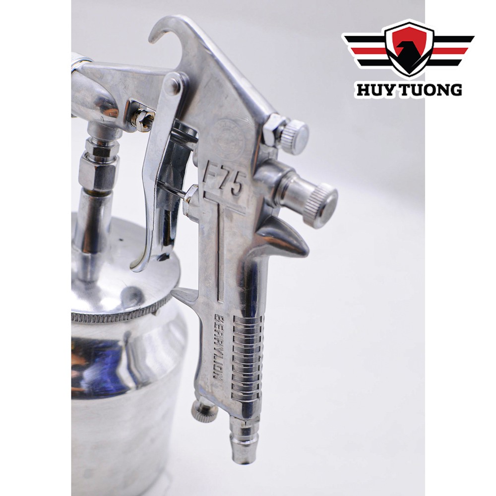 Súng phun sơn BERRYLION F75 750CC CHÍNH HÃNG  FREESHIP  Súng phun sơn bằng khí nén dung tích 750ml - Huy Tưởng