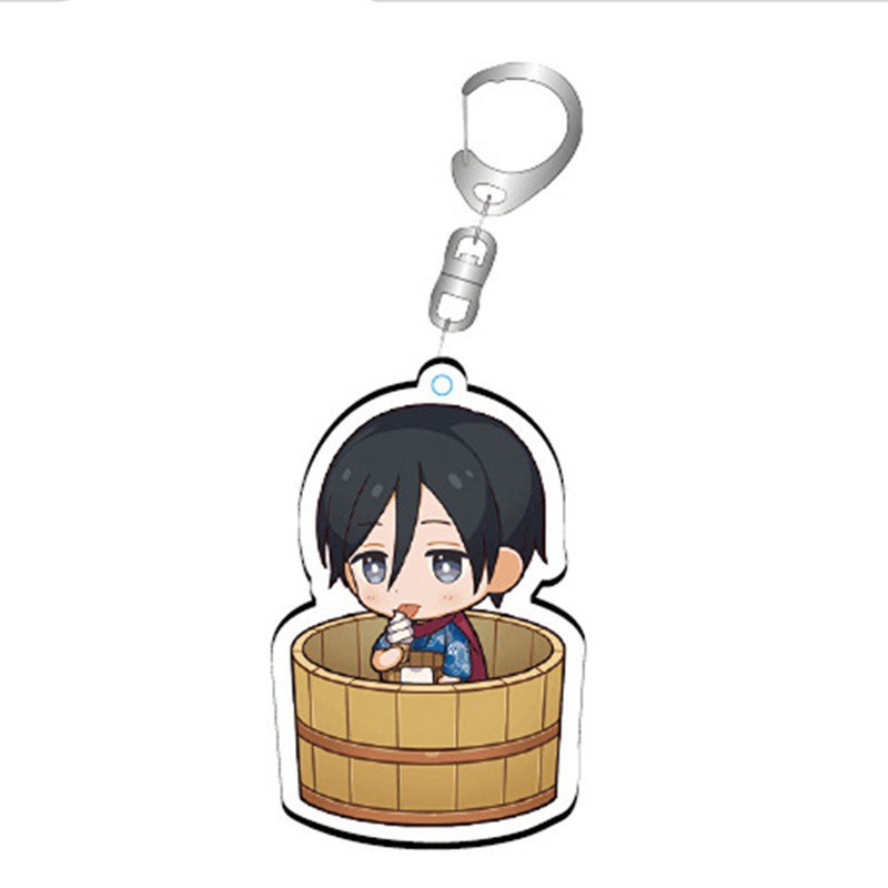 Móc Khóa Nhựa Acrylic Hình Anime Attack On Titan