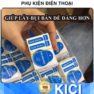 Combo 2 Bộ Miếng Giấy Lấy Bụi - Hỗ Trợ Dán Cường Lực KICI SHOP
