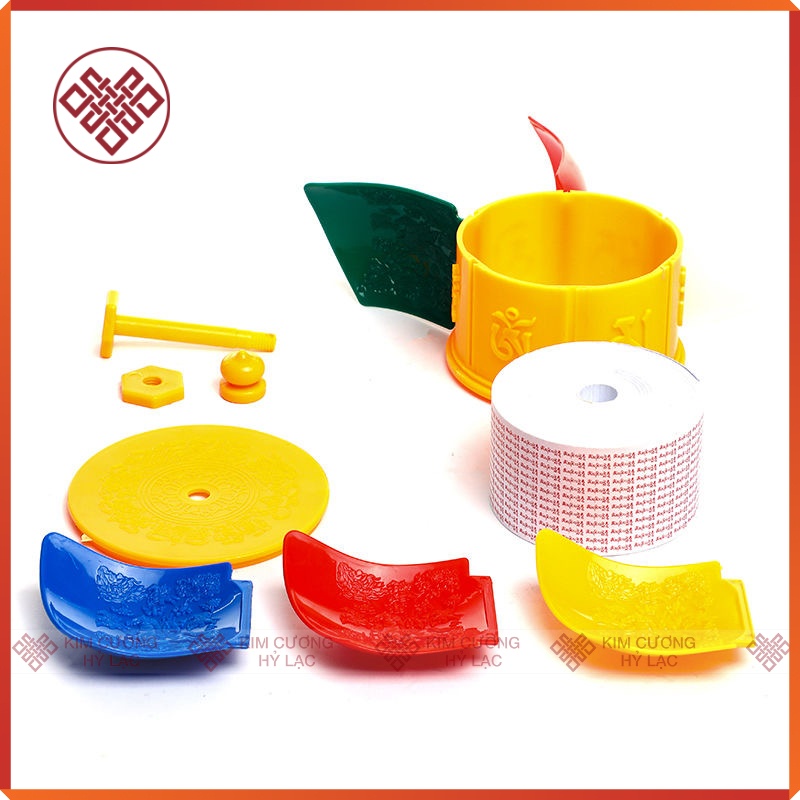 Chuyển Kinh Luân Chạy Bằng Năng Lượng Gió 6 Vạn Biến Lục Tự Đại Minh