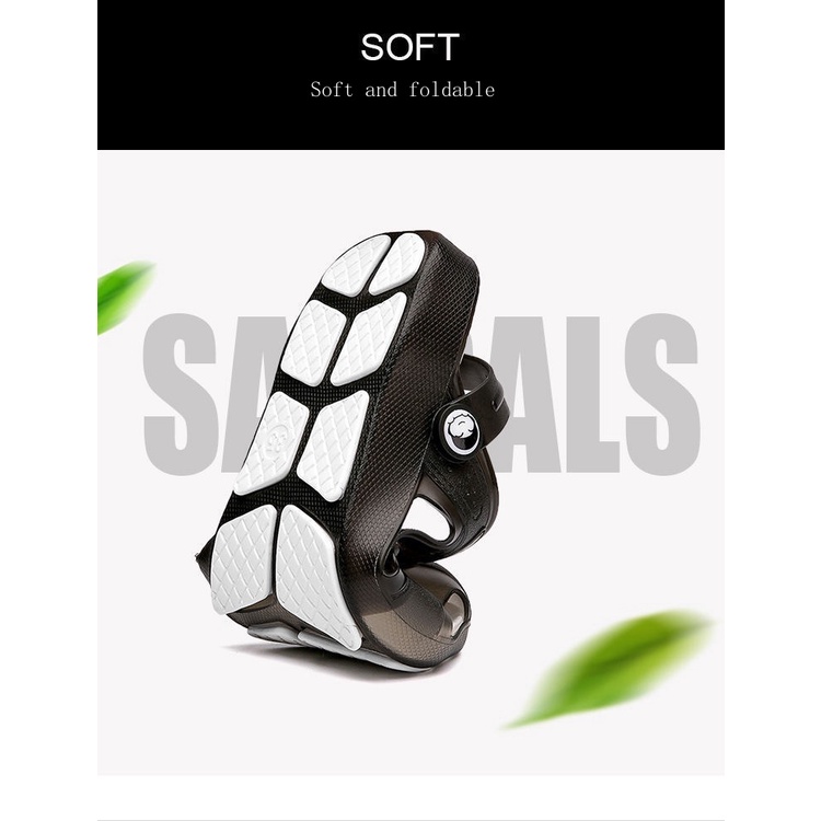 Dép Sandal Đục Lỗ Chống Trượt Thời Trang Mùa Hè Cho Bé Trai Trung Niên