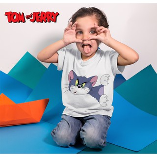 Áo thun cotton unisex - movie - tom and jerry - mèo tom