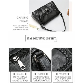 TÚI ĐEO CHÉO DA CAO CẤP - MS: CREASE_TWISTED_ROPE